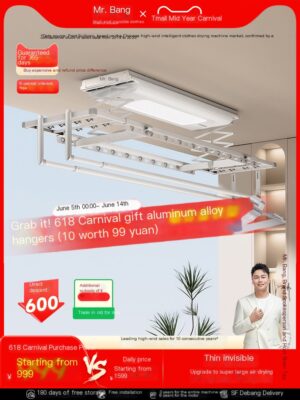 Mr. Bang M17A Electric Clothes Hanger Remote Control Lift