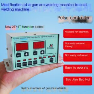 Conversion of argon arc welding machine to cold welding machine pulse controller