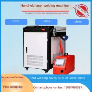 Small continuous and fully automatic spot welding machine for stainless steel laser cutting and rust removal, handheld laser welding machine