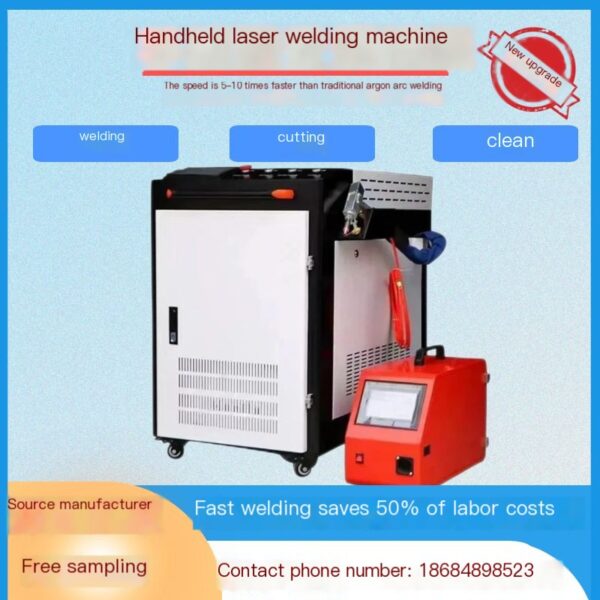 Small continuous and fully automatic spot welding machine for stainless steel laser cutting and rust removal, handheld laser welding machine
