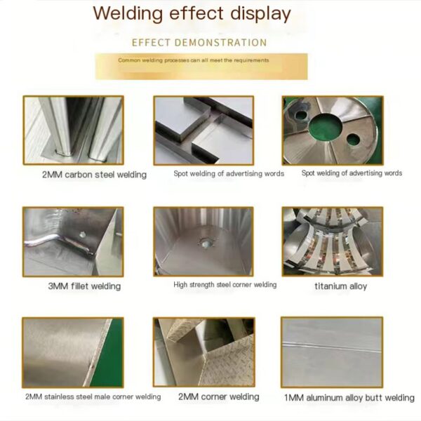 Small continuous and fully automatic spot welding machine for stainless steel laser cutting and rust removal, handheld laser welding machine - Image 3