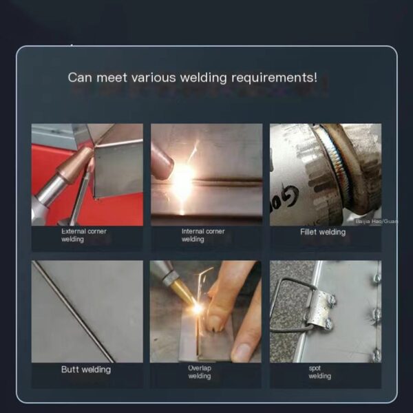 Small continuous and fully automatic spot welding machine for stainless steel laser cutting and rust removal, handheld laser welding machine - Image 4