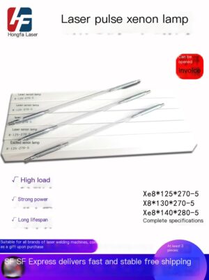 High brightness and durability laser welding machine pulse xenon lamp