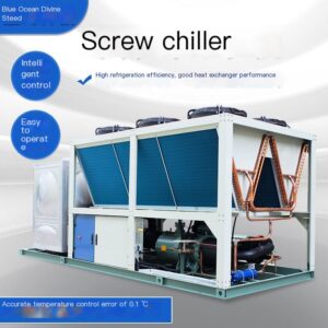 Low temperature air-cooled industrial chiller for injection mold screw chiller manufacturers