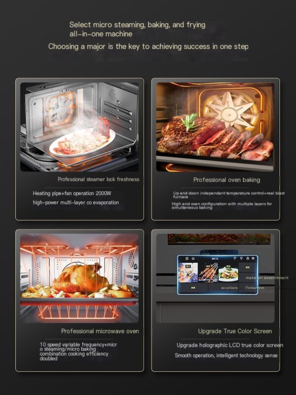 Yidunpu Microwave Oven Steaming and Oven Integrated Machine 4-in-1 - Image 5