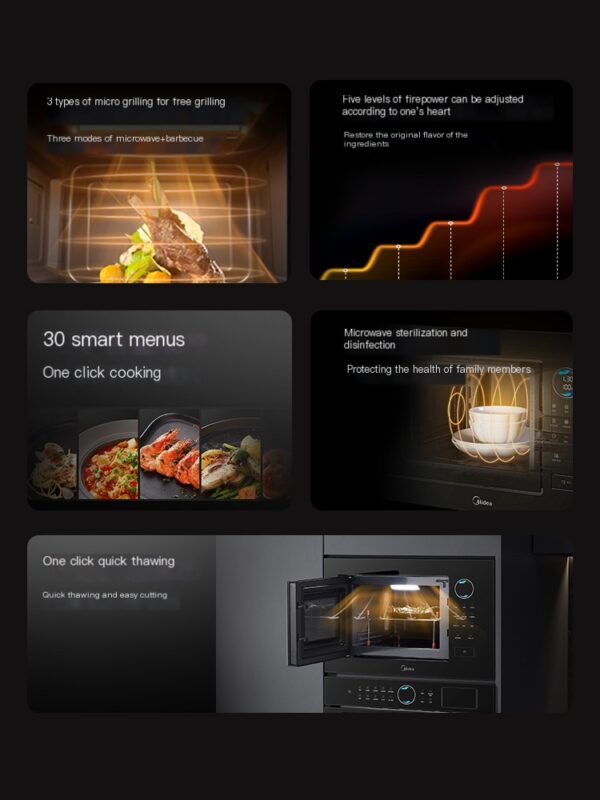 Integrated machine embedded microwave oven Midea - Image 2