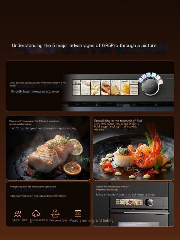 [High end New Product] Micro steaming and baking embedded all-in-one machine - Image 2