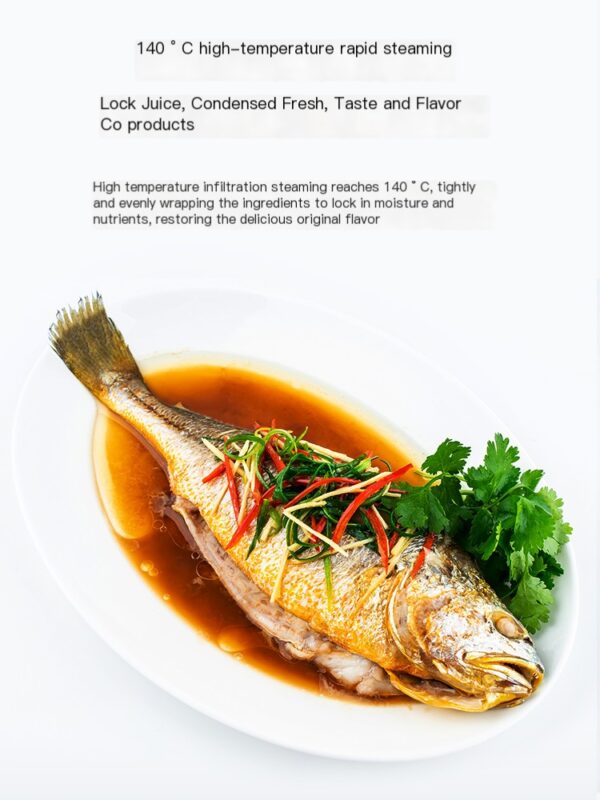 COLMO Cloud Glass White Micro Steaming, Roasting, Frying, Stewing and Stewing Integrated Machine - Image 4